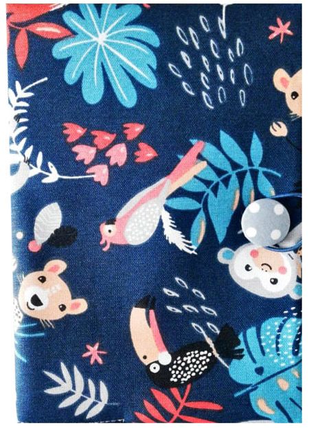 Текстилна подвързия за книга, нерегулируема