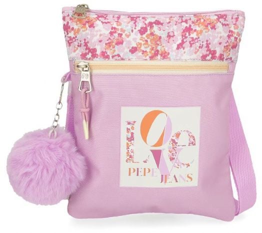 Вертикална чанта Pepe Jeans Sandra за през рамо