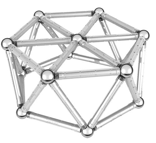 Магнитен конструктор Geomag - Pro-L Pocket, 53 части