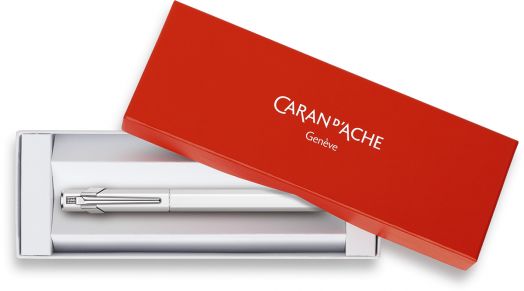 Писалка Caran d'Ache 849 Metal White