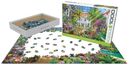 Пъзел Eurographics - Стъклена градина, 1000 части