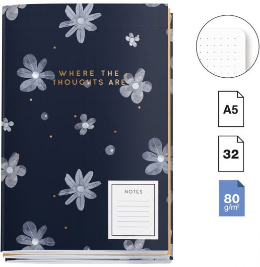 Комплект от 3 тетрадки Miquelrius Midnight Secrets