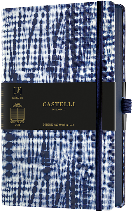 Бележник Castelli Shibori Jute, линирани, 13 х 21 см.