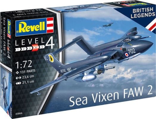 Сглобяем модел Revell - Британски изтребител Sea Vixen FAW 2