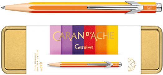 Химикалка Caran d'Ache 849 Warm Rainbow