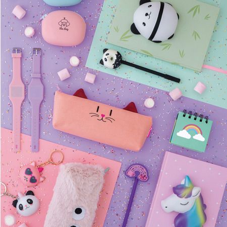 Тефтер със скуиши фигурка Miquelrius Back2Fun - Еднорог