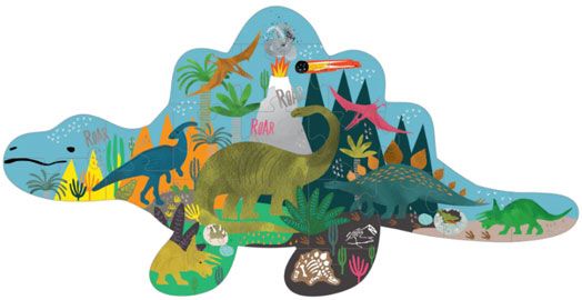 Пъзел Floss & Rock, Dinosaur - Стегозавър, 20 части