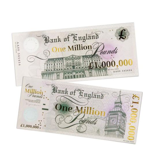 Разделител за книга - Един милион паунда