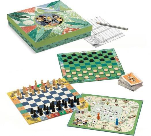 Комплект класически детски игри Djeco - 20 игри