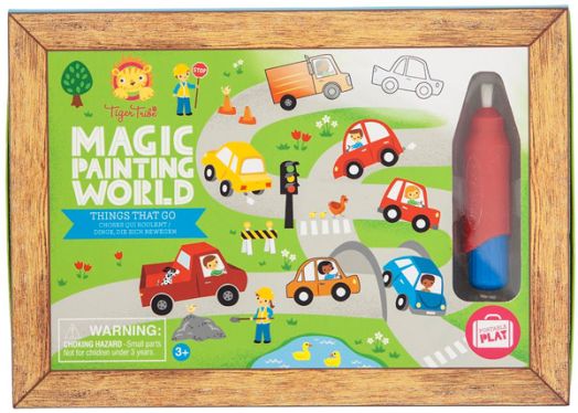 Комплект за рисуване с вода Tiger Tribe - Неща, които вървят