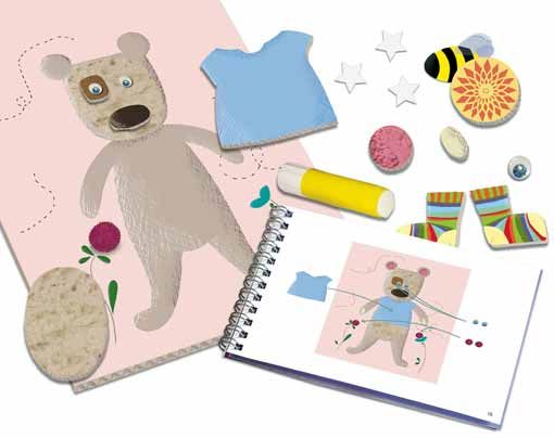 Творчески комплект  Създай сам колажи - Животни