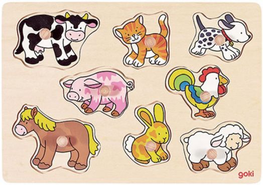 Пъзели с дръжки Goki