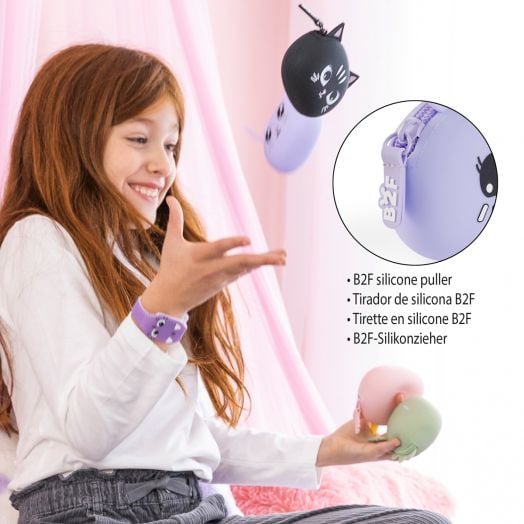 Силиконово портмоне за монети Miquelrius Back2Fun - Зайче