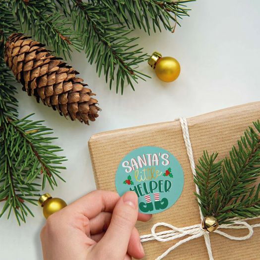 Книжка с коледни стикери Legami