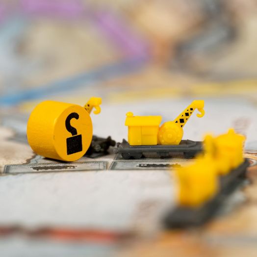 Разширение за настолна игра Ticket to Ride: Deluxe Train Set - Yellow