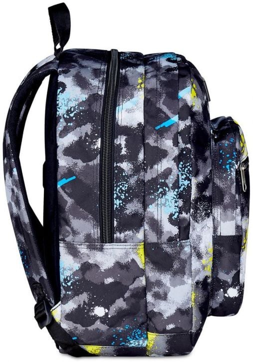 Ученическа раница Seven Freethink Lime Punch с две отделения и USB порт