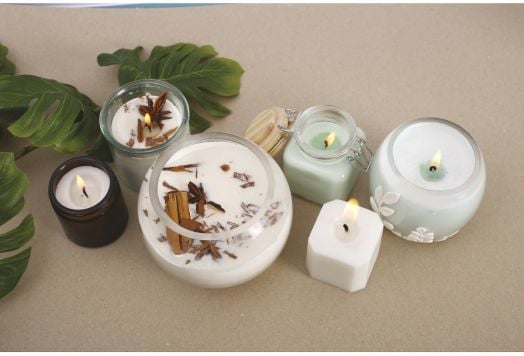 Комплект за правене на свещ Graine Creative - Джинджифилови бисквитки