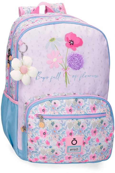 Ученическа раница Enso Full Of Flowers с две отделения