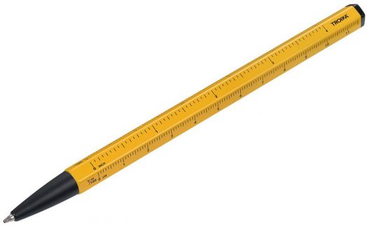 Химикалка Troika Construction Basic, жълта