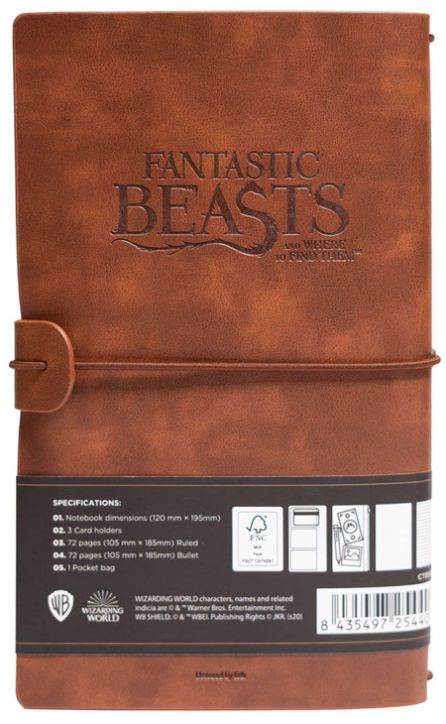 Тефтер за пътуване Grupo Erik - Fantastic Beasts