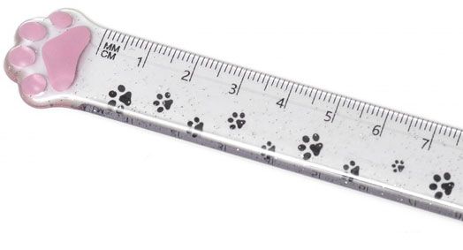 Линийка Legami Meow, 15 см.