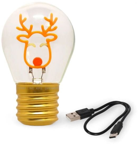 Лампа крушка Legami Bulb Fiction - Северен Елен