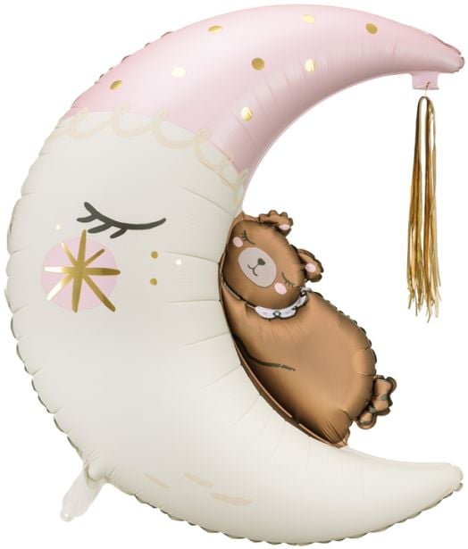 Фолиев балон PartyDeco - Мече на луната