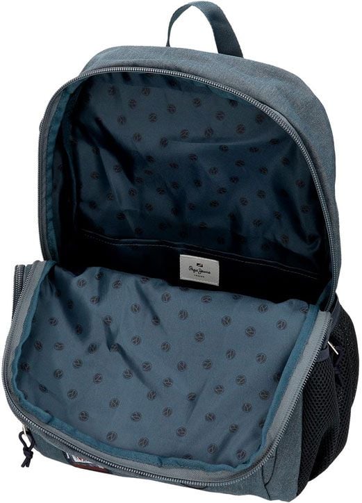 Ученическа раница Pepe Jeans Kay с две отделения и заоблен преден джоб