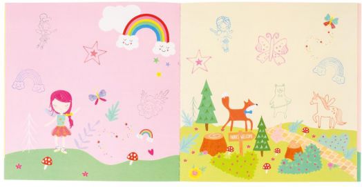 Творчески комплект с печати Floss & Rock - Rainbow fairy