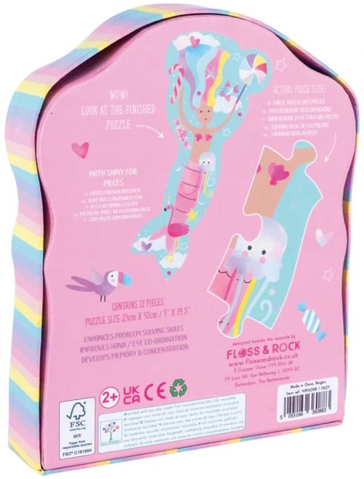 Пъзел Floss & Rock, Fantasy - Русалка, 12 части