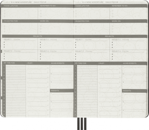 Тефтер - планер Moleskine Smiley в кутия