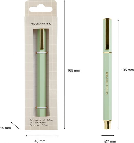 Химикалка Miquelrius Back2Basics, зелена