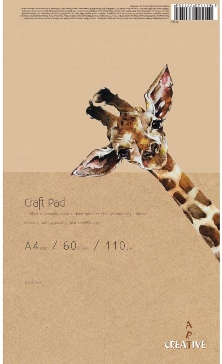 Скицник Creative Art Craft Pad A4, 60 листа