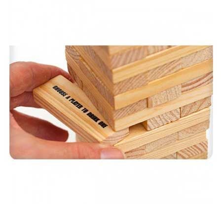 Игра Jenga с шотове