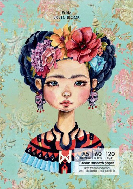 Скицник Drasca Having A Lovely Time: Frida, A5 60 листа