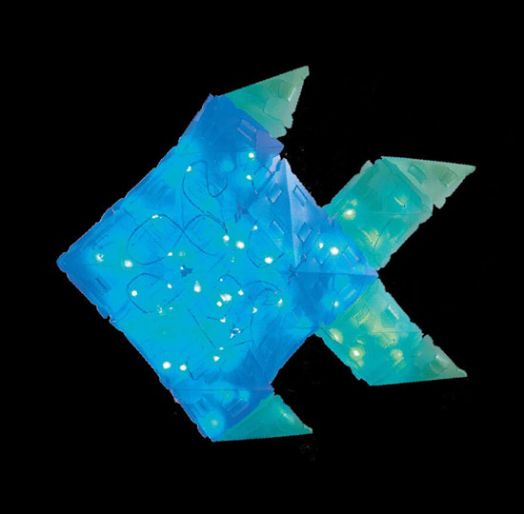 Направи сам 3D LED фигурки 4 в 1 Creatto - Акула