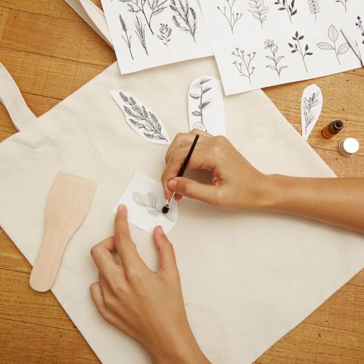 Комплект за декориране на текстилна чанта Kikkerland