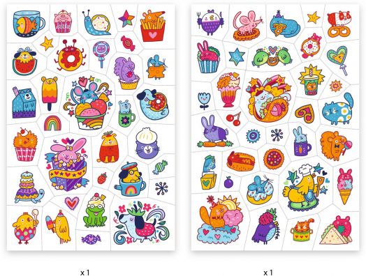 Детски татуировки Djeco - Sweet Mimi