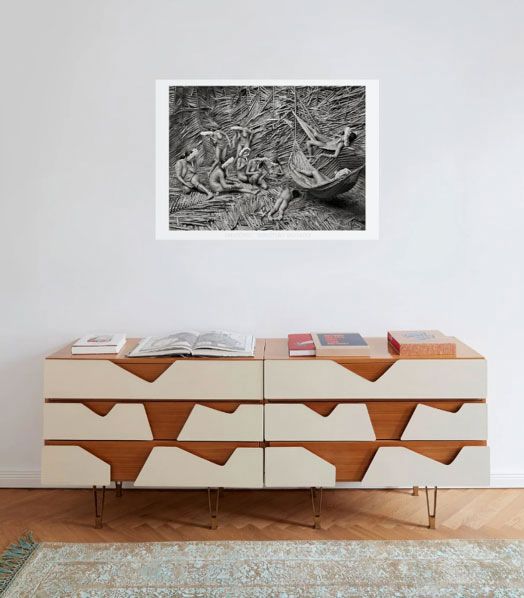 Sebastiao Salgado. Amazonia. Poster ‘Zo'e Women’