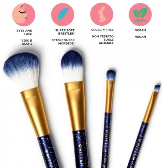 Четки за грим Legami Oh My Glow - Stars