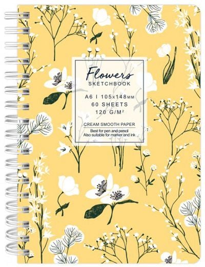 Скицник Drasca Flowers: Макове, A6 60 листа