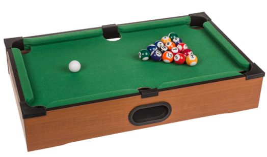 Дървена мини билярдна маса Out of the Blue
