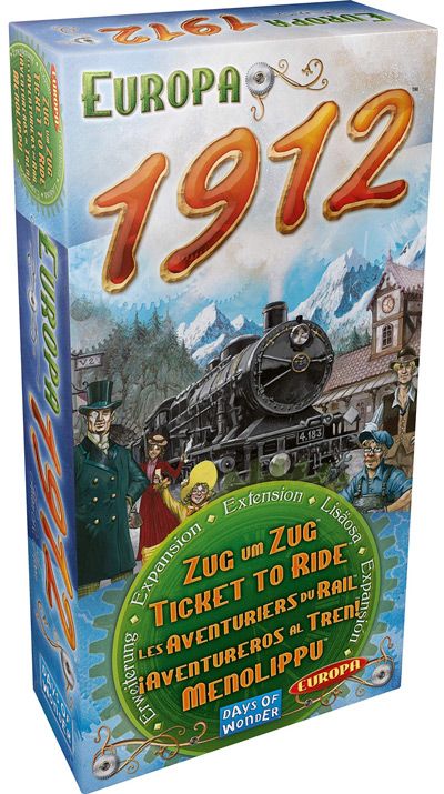 Разширение към настолна игра Ticket to Ride: Europa 1912