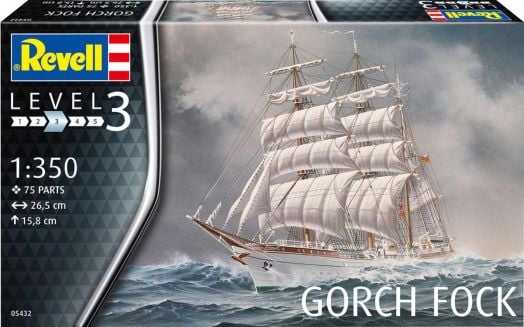 Сглобяем модел Revell - Ветроходен кораб Gorch Fock