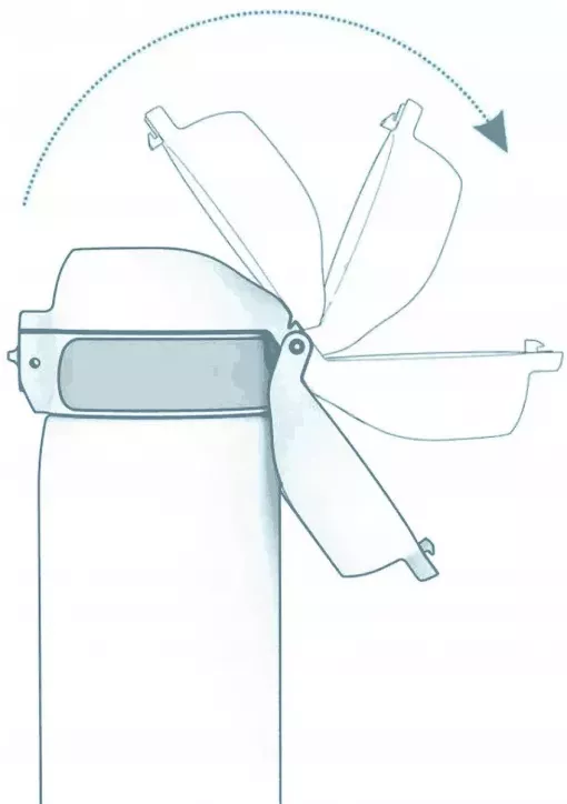 Бутилка за вода Ion8 - Динозаври, 350 мл.