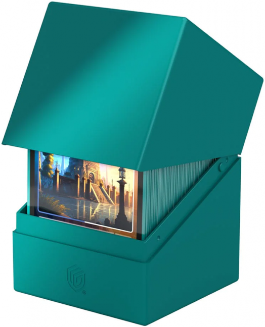 Кутия за карти Ultimate Guard Boulder Solid 100+, петрол