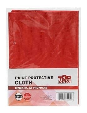 Предпазна червена покривка Top Office за рисуване
