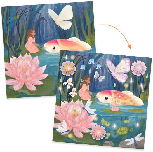 Творчески комплект Djeco - Украси приказката за Палечка