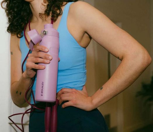 Бутилка за вода Stanley The Aerolight IceFlow Lilac