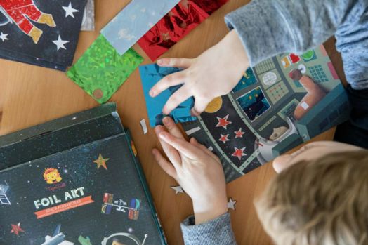 Креативен комплект с фолио Tiger Tribe – Космически приключения